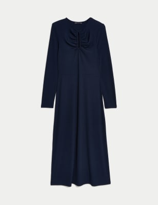 M&s on sale navy dresses