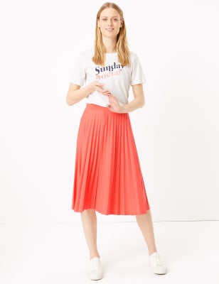 Jersey floaty clearance skirt