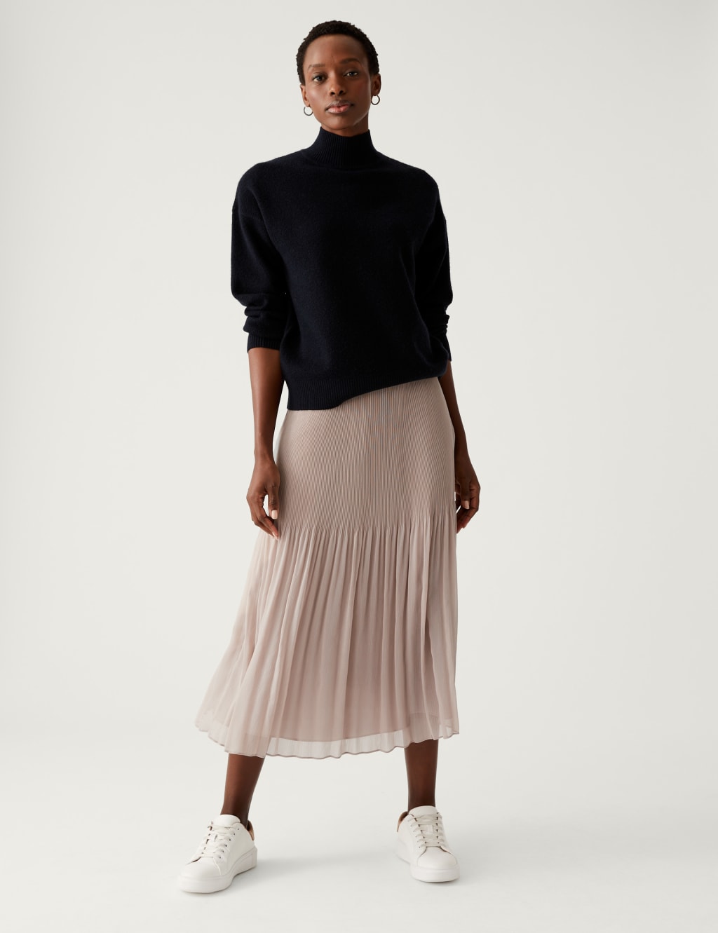 Plisse Midaxi Skirt image 1