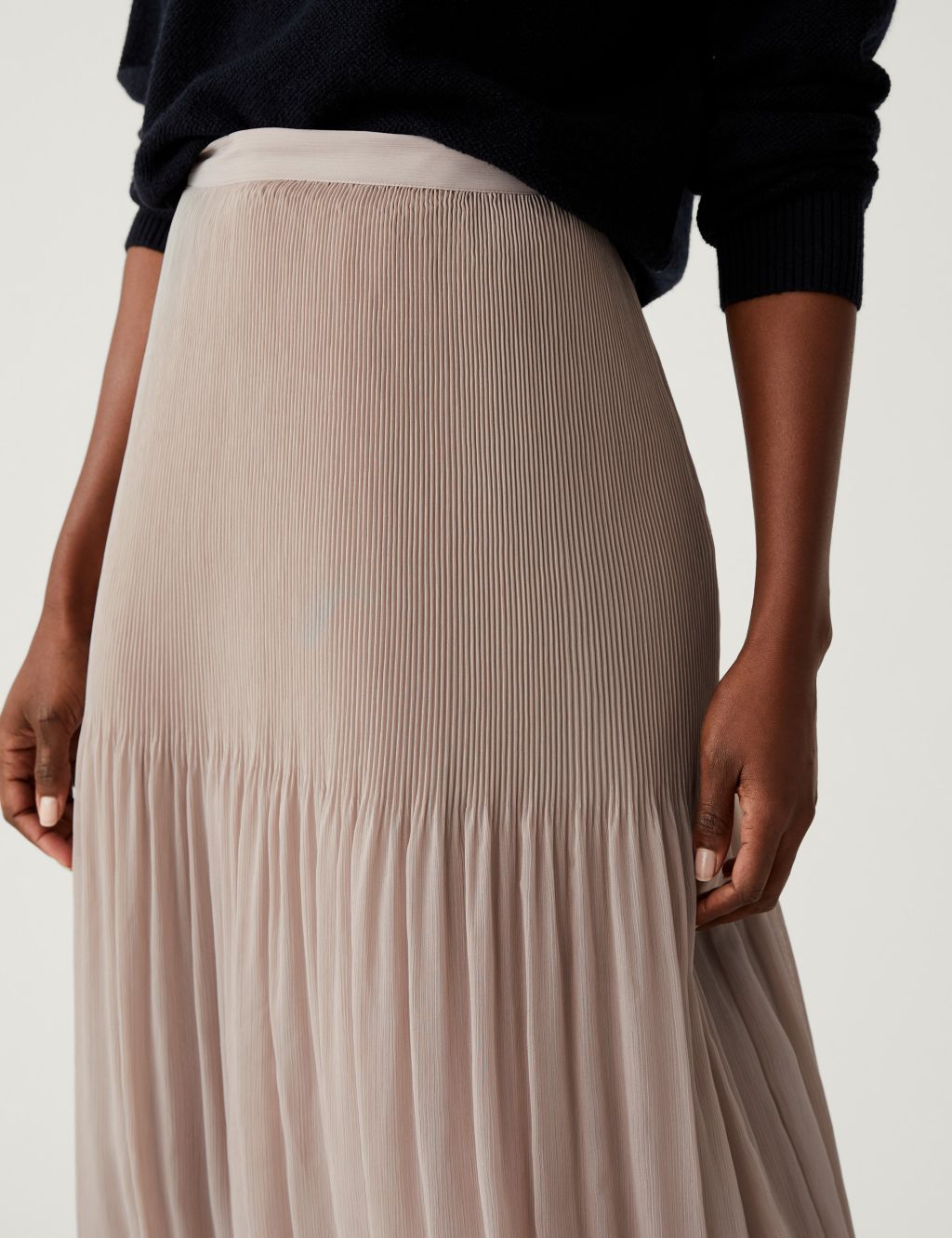 Plisse Midaxi Skirt image 2