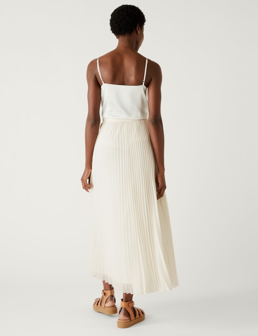 Plisse Midaxi Pleated Skirt image 4