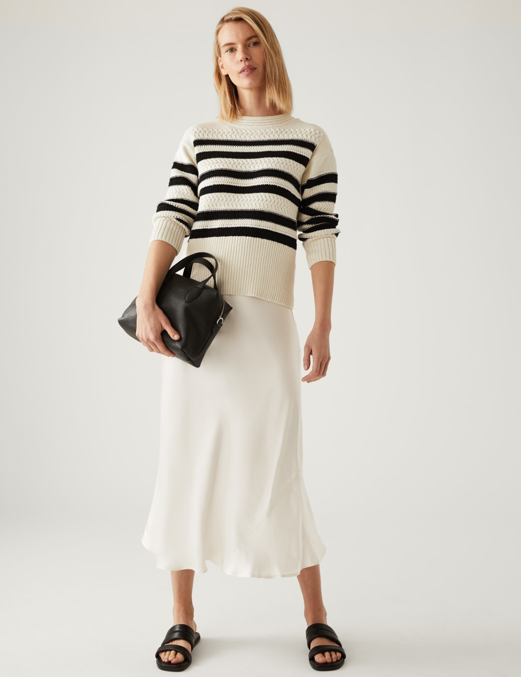 Satin Midaxi Slip Skirt image 2