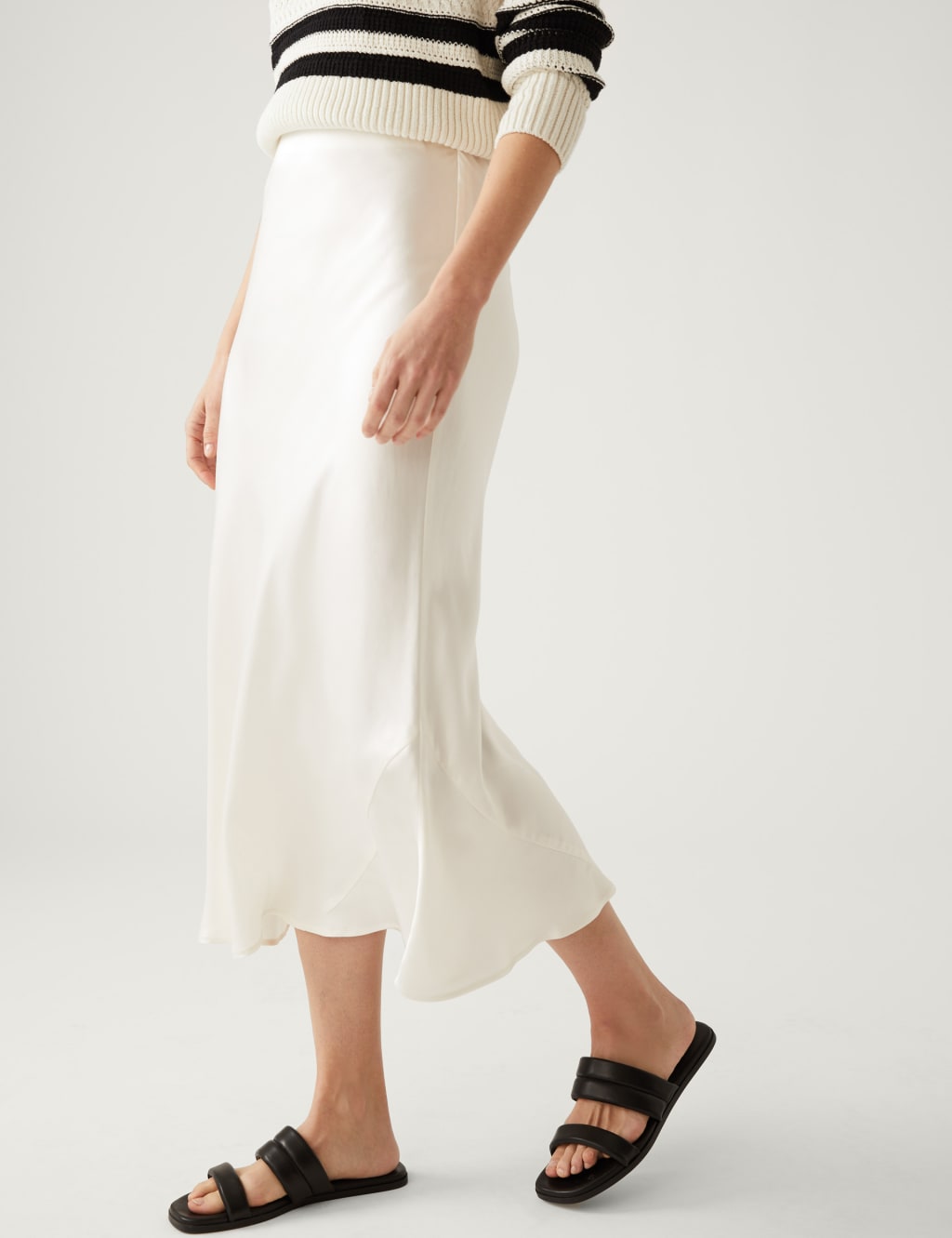 Satin Midaxi Slip Skirt image 3