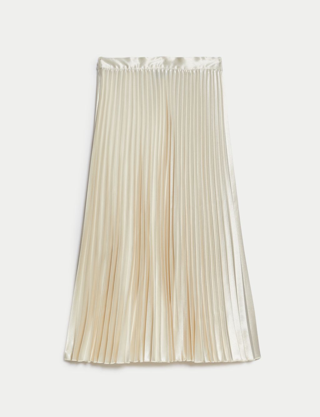 Satin Pleated Midaxi Skirt image 2