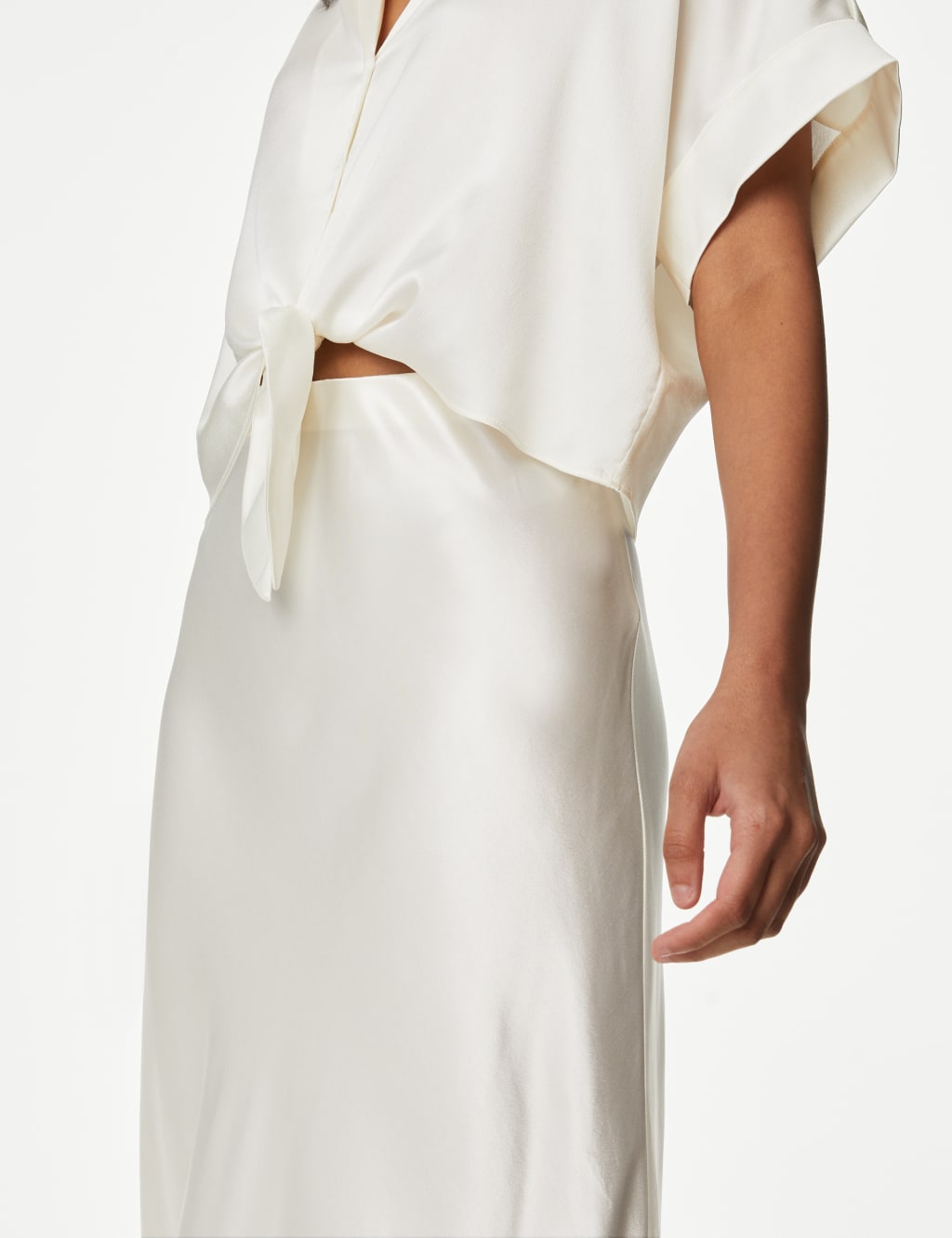 Satin Midaxi Slip Skirt image 3