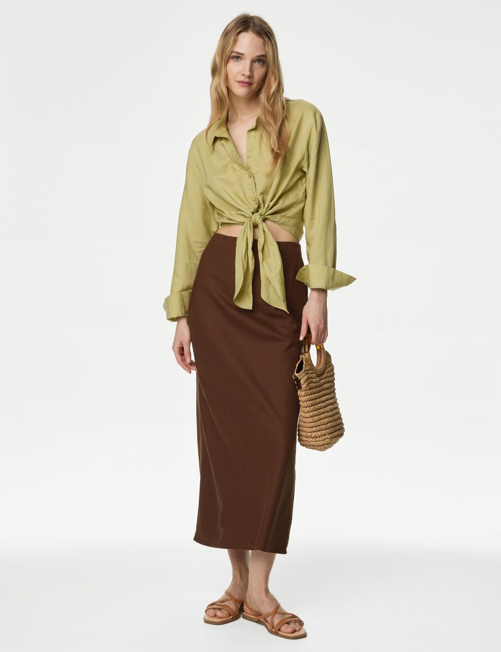 Linen Skirts | M&S