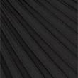 Pleated Midaxi Asymmetric Skirt - black