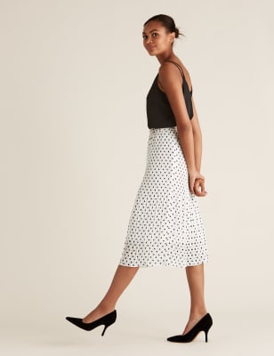 Marks and shop spencer midi skirt