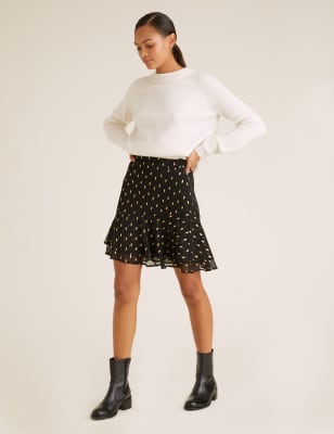 tiered skirt mini