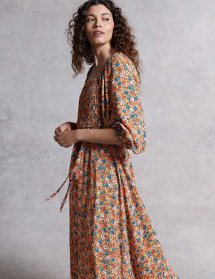midaxi floral dress
