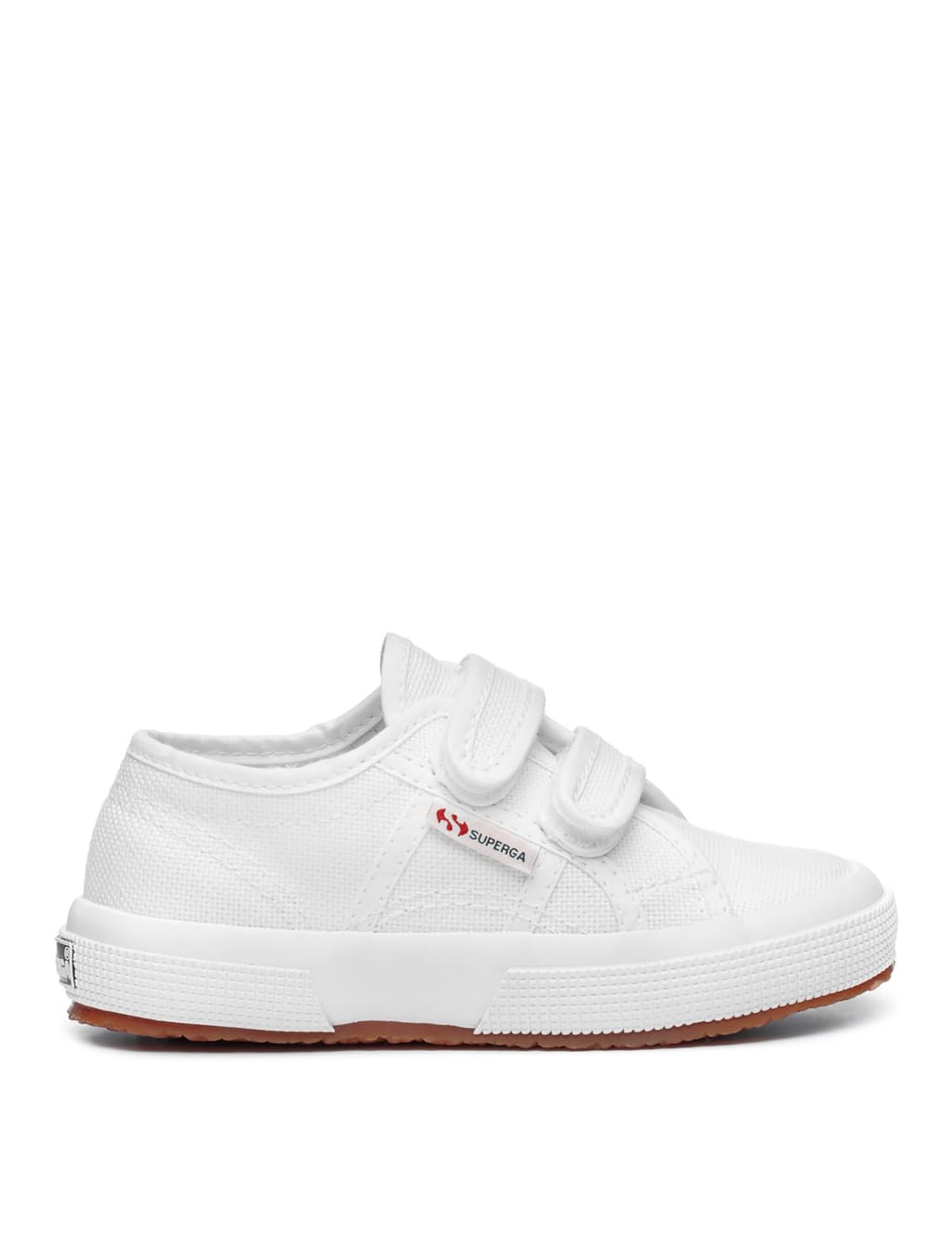 Girls white sale velcro trainers