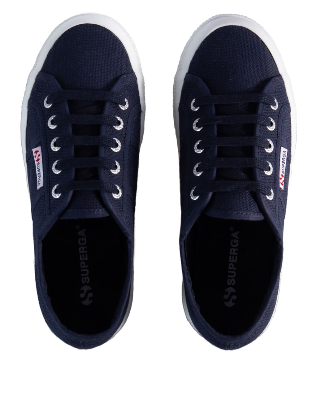 navy designer trainers womens