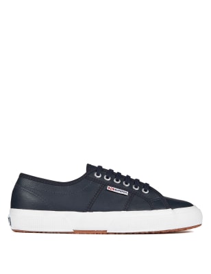 2750 Efglu Leather Lace Up Trainers