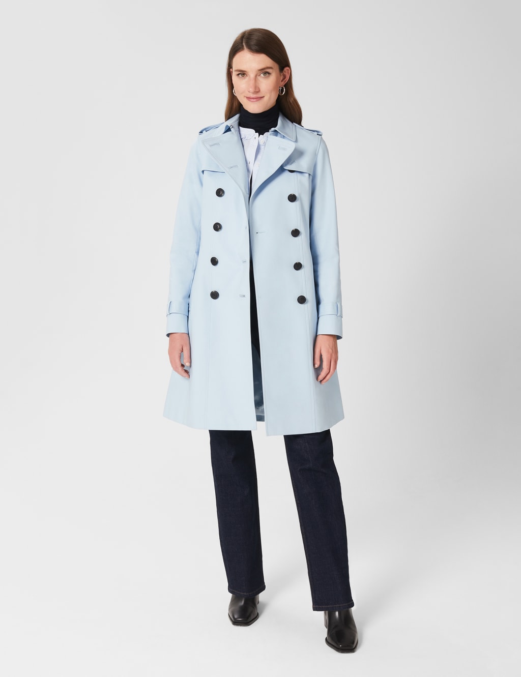 Saskia Belted Water Resistant Trench Coat image 2