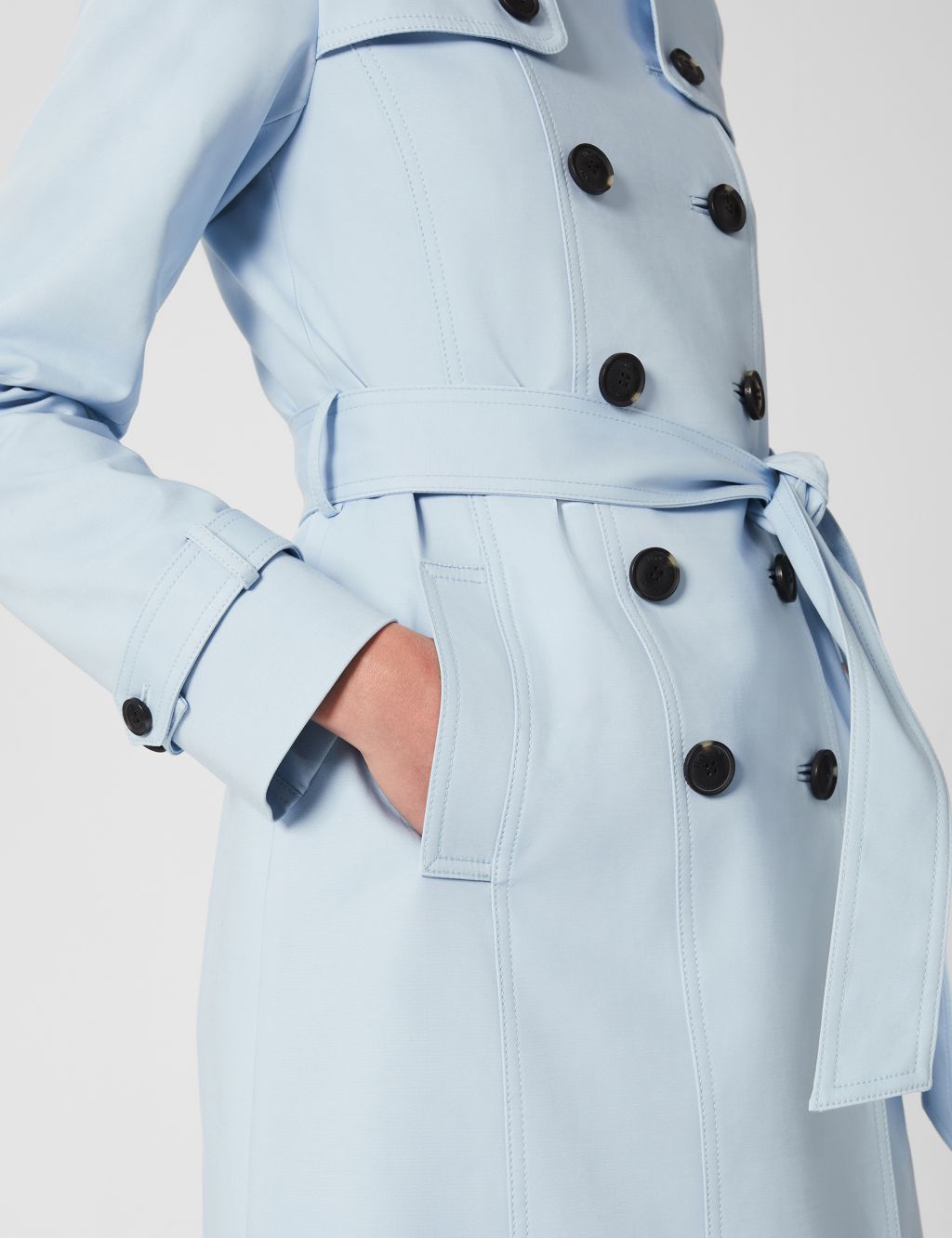 Saskia Belted Water Resistant Trench Coat image 3
