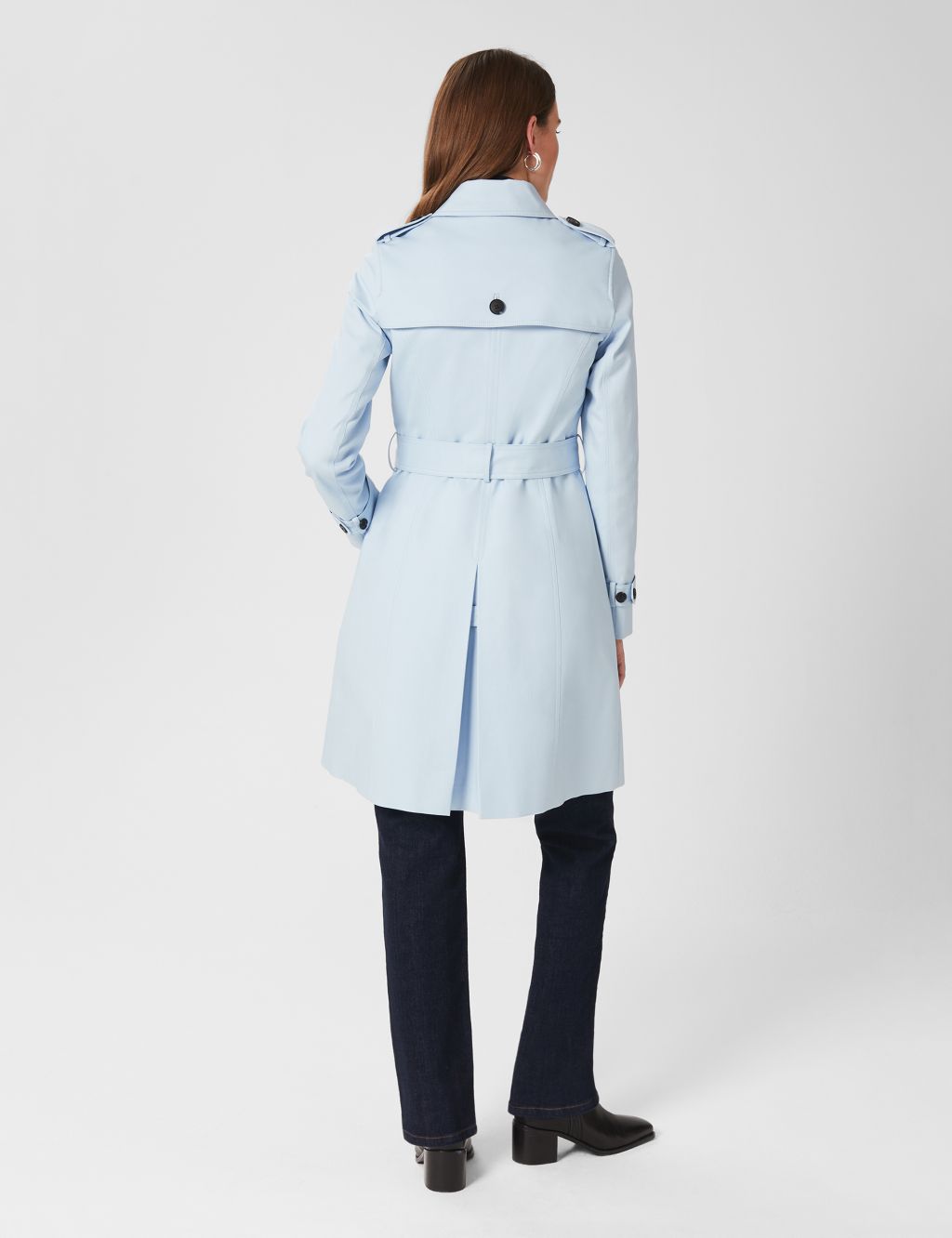 Saskia Belted Water Resistant Trench Coat image 4