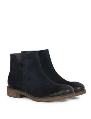 Buy Suede Block Heel Ankle Boots | Celtic & Co. | M&S