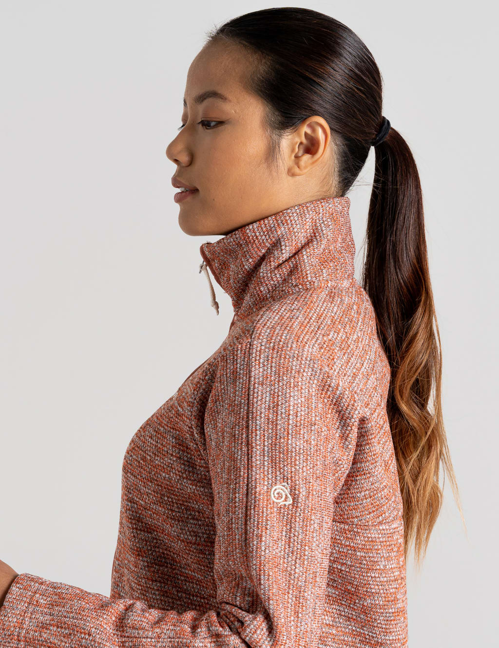 Zip Up Funnel Neck Fleece Jacket image 5