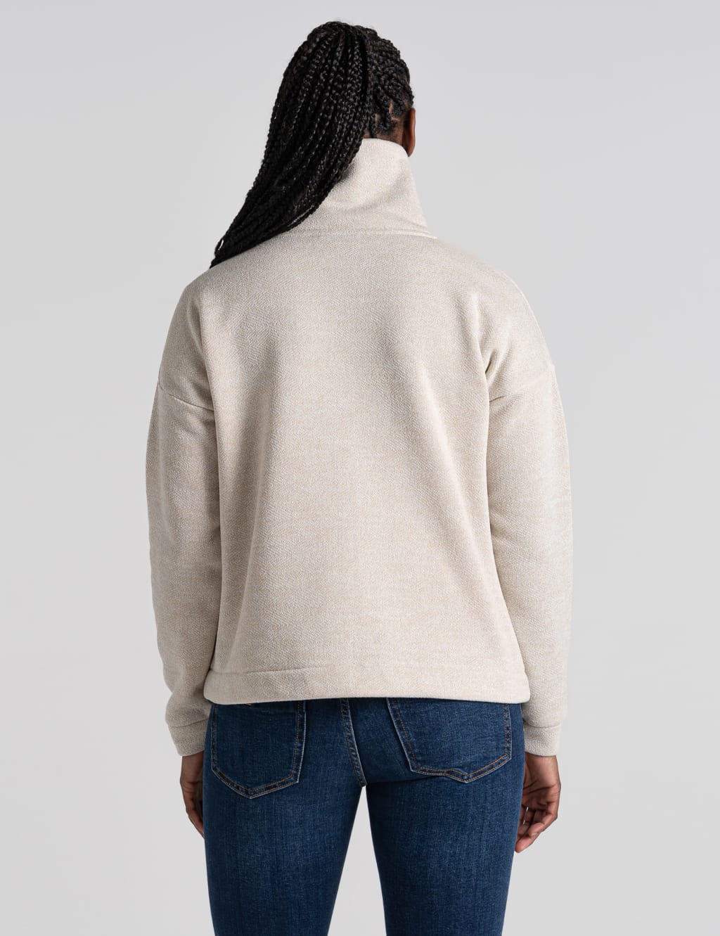 Zip Up Funnel Neck Fleece Jacket image 2