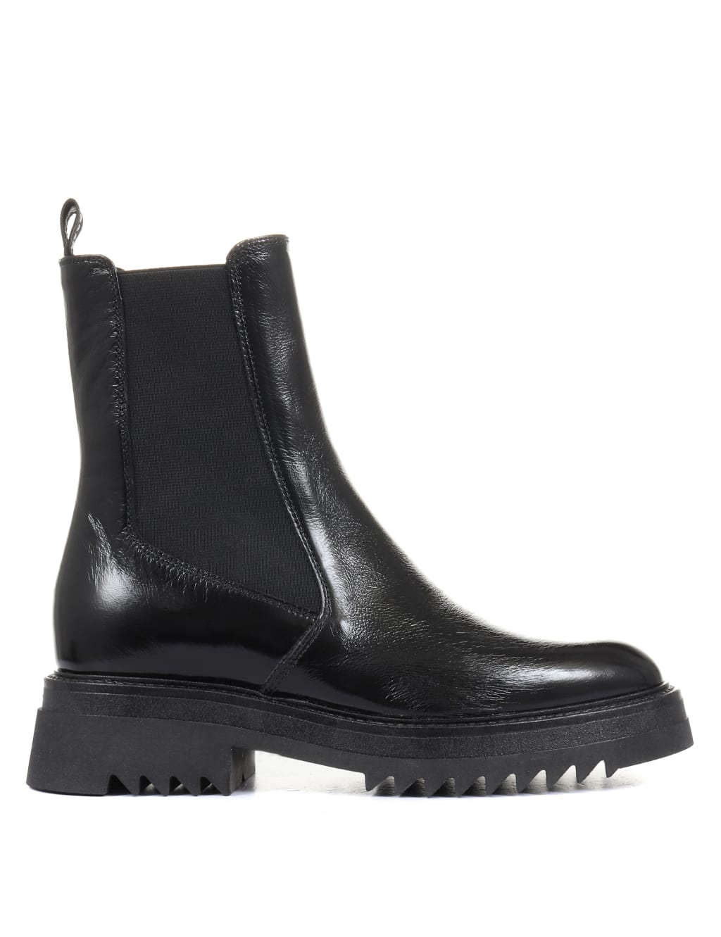 Leather Chelsea Flat Ankle Boots image 2