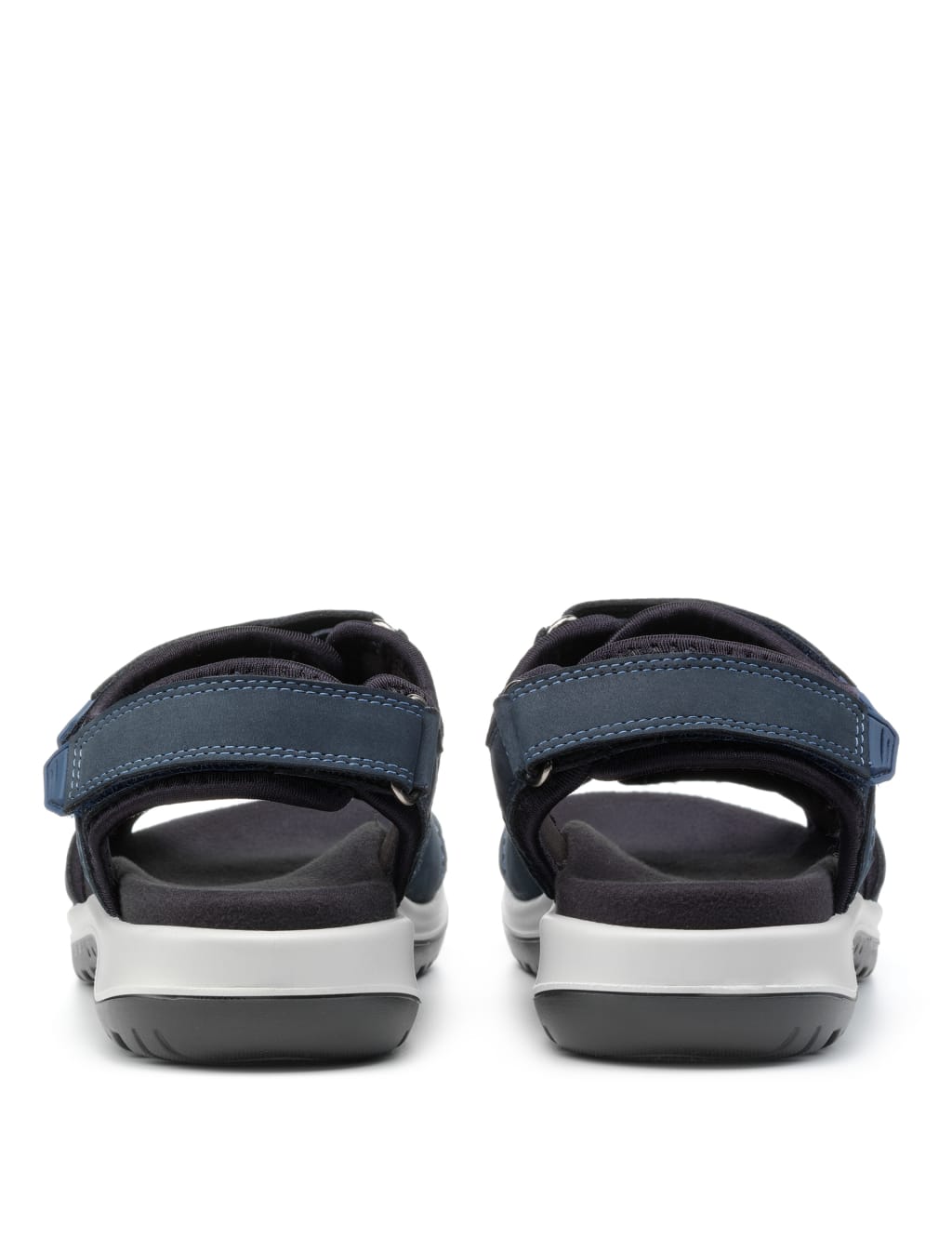 Walk II Wide Fit Leather Riptape Sandals image 3