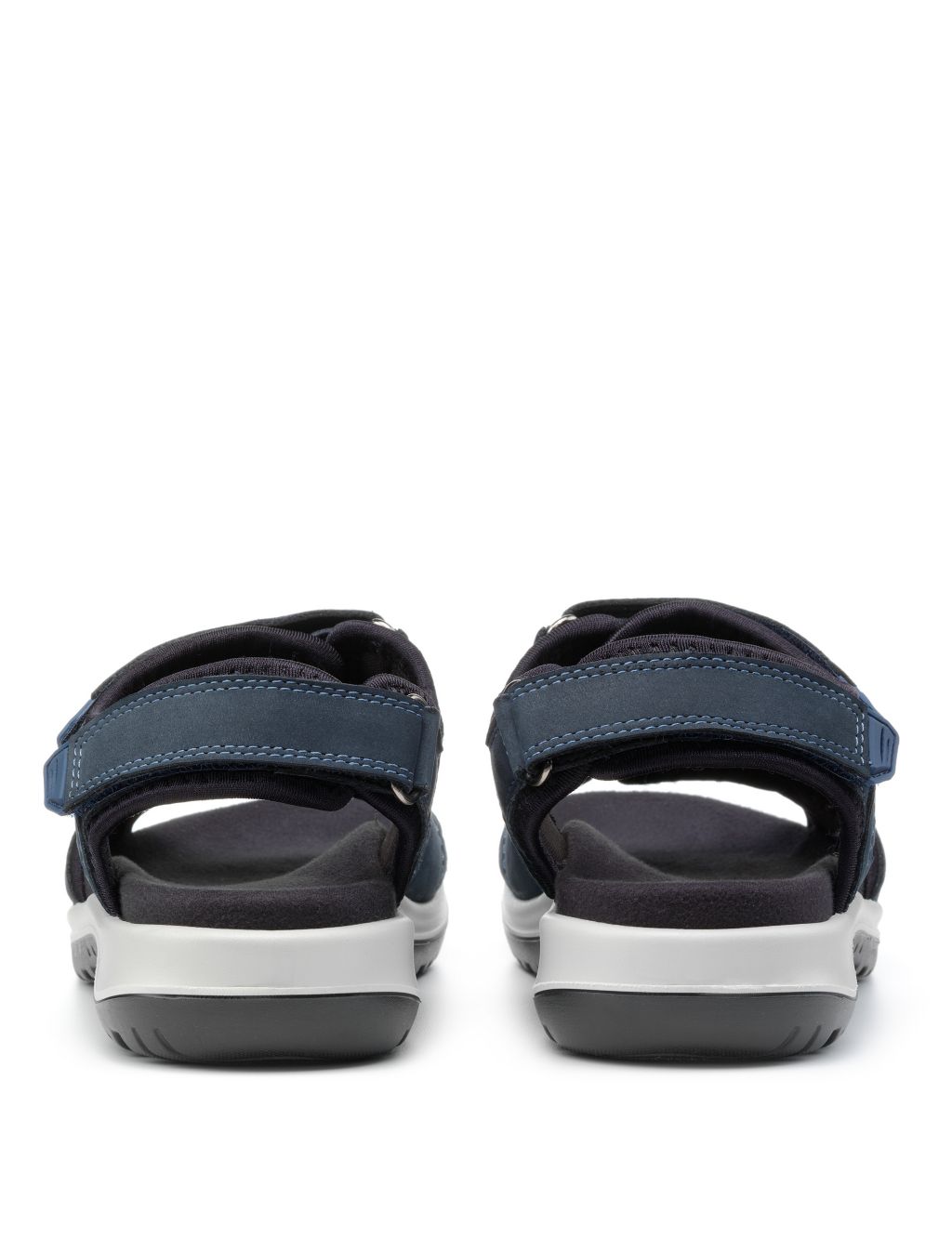 Walk II Wide Fit Leather Riptape Sandals image 4