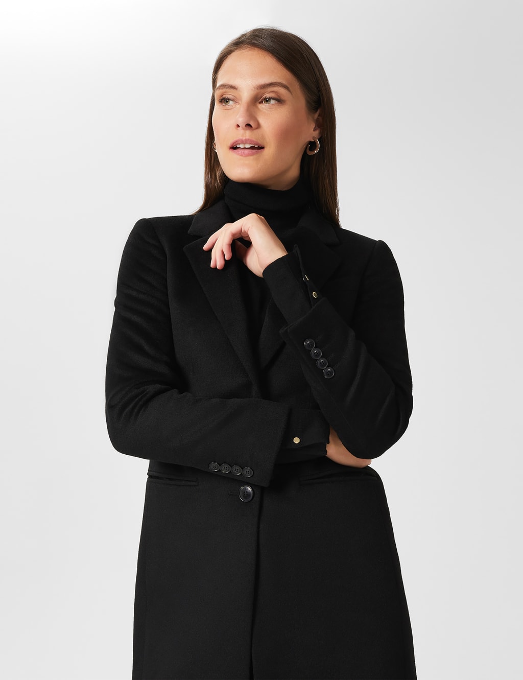 Tilda Pure Wool Single Breasted Coat image 3