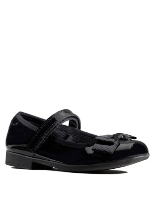 Clarks buckle school on sale shoes