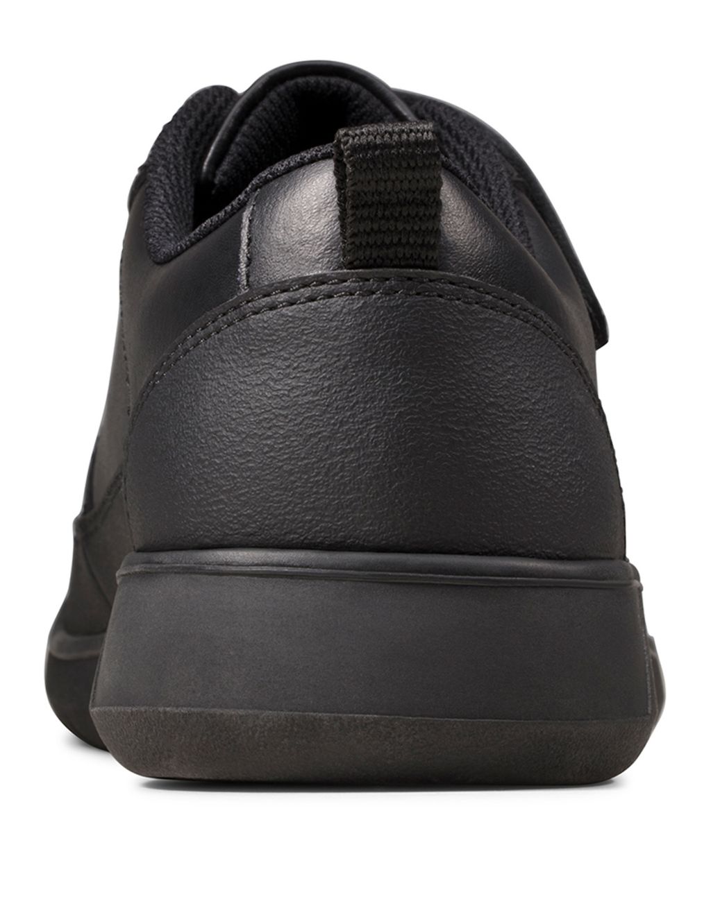 Kids' Leather Riptape School Shoes (Youth size 3-9) image 2
