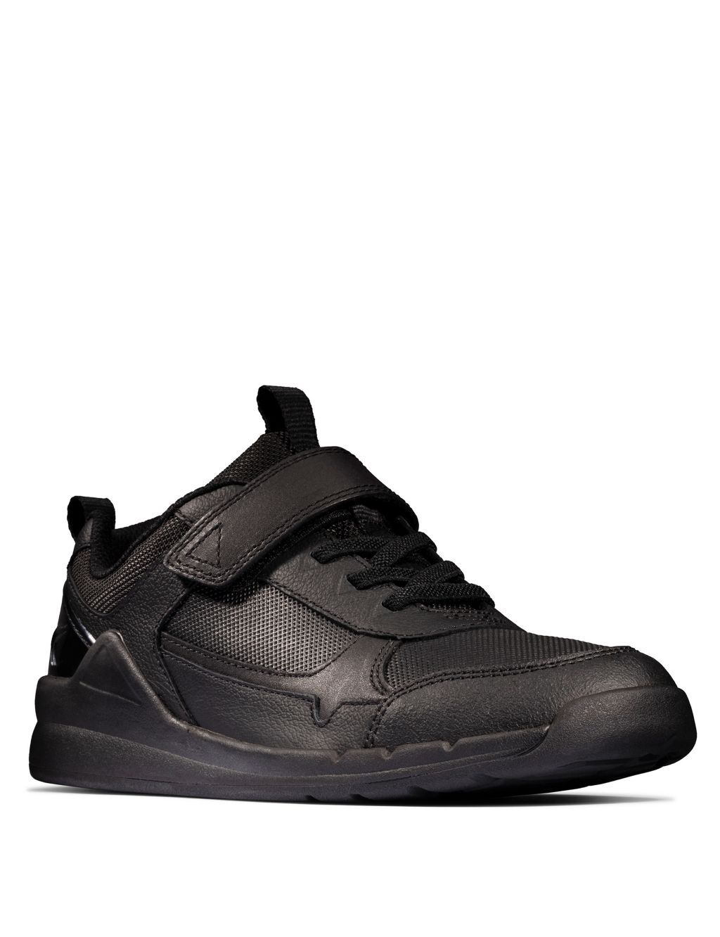 Kids' Leather Riptape Trainers (Youth size 3-8) image 1