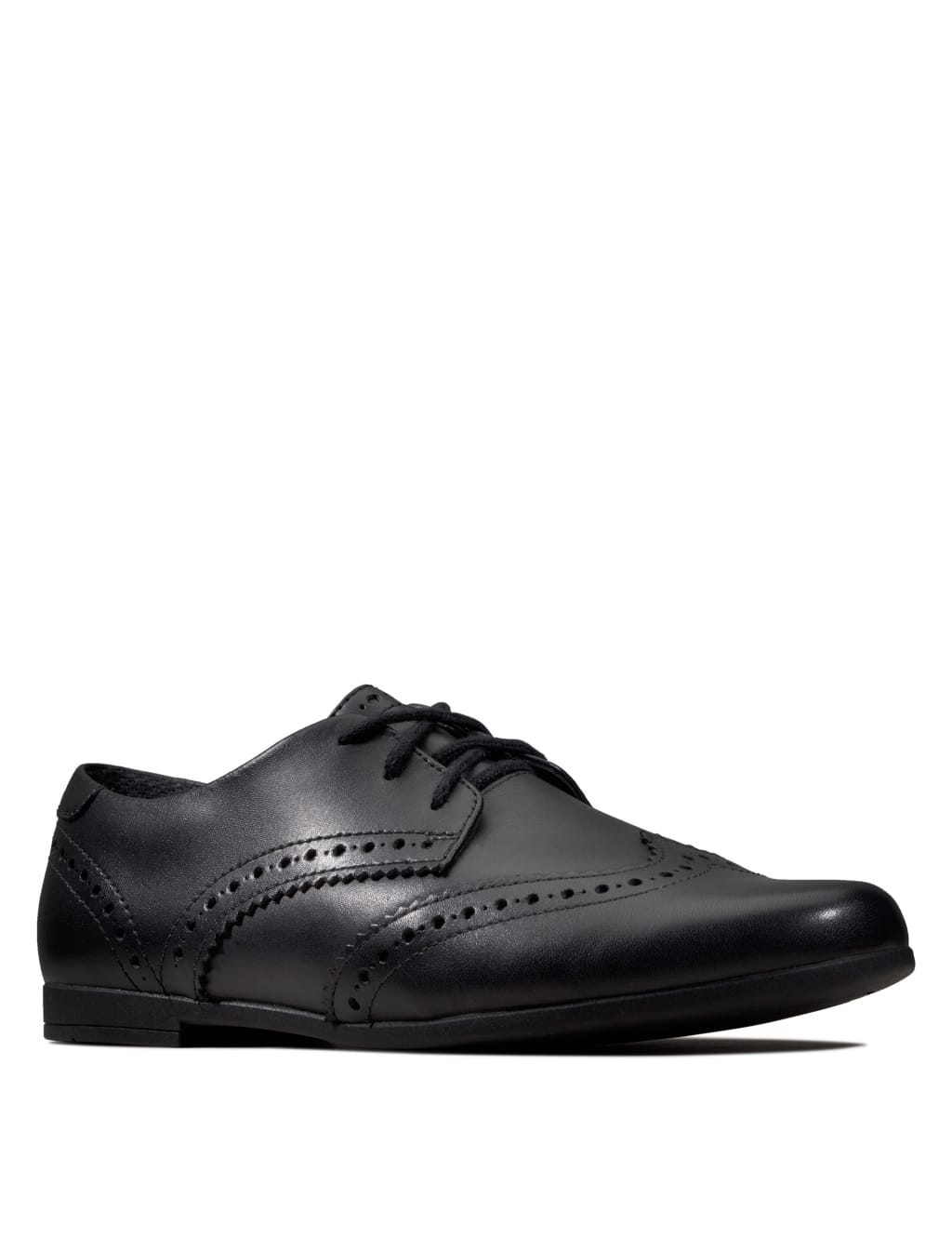 Kids' Leather Lace School Shoes (Youth size 3-9) image 1