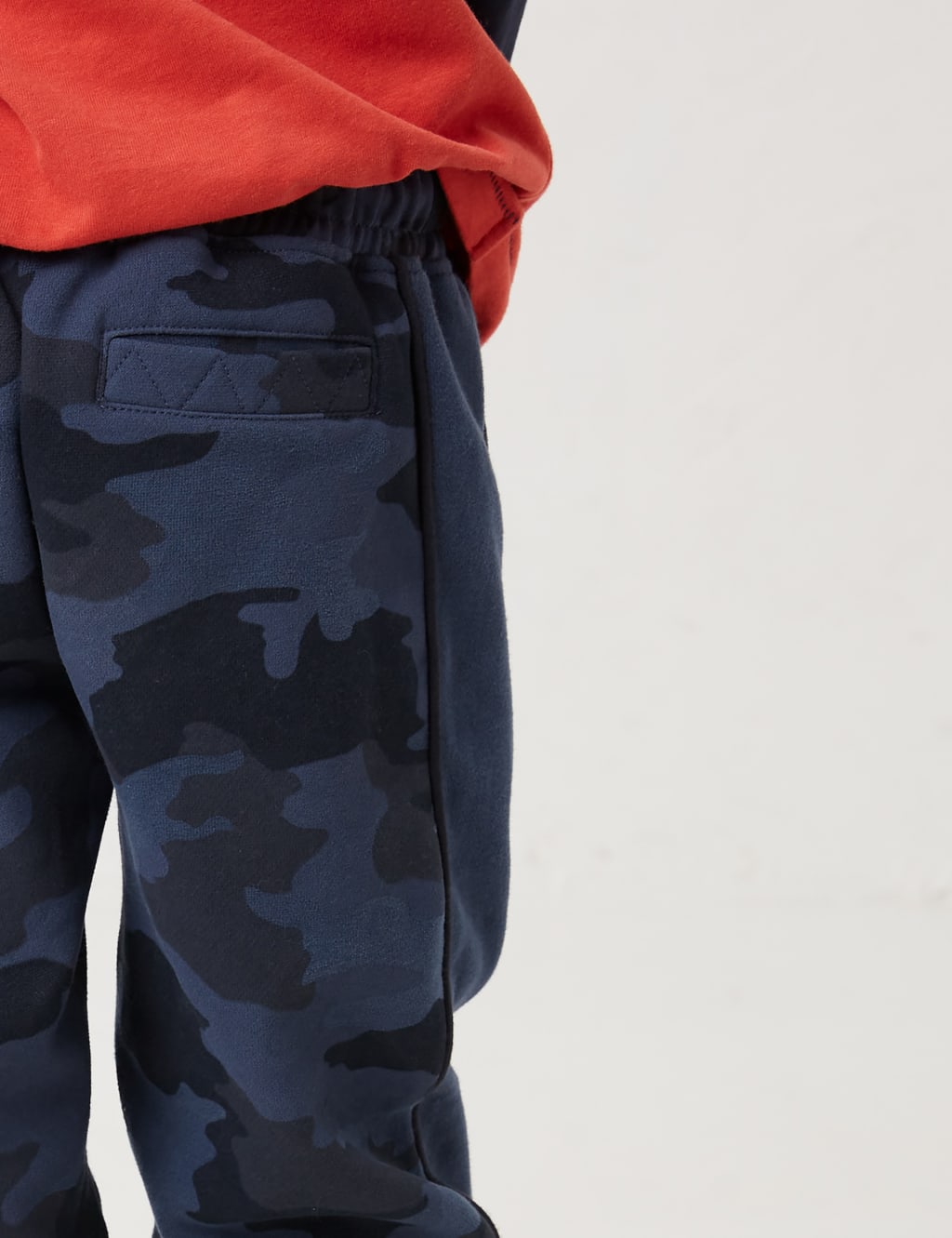 Cotton Rich Side Stripe Camouflage Joggers (3 - 13 Yrs) image 2
