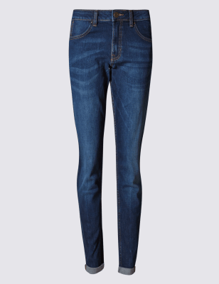 m&s relaxed slim crop jeans