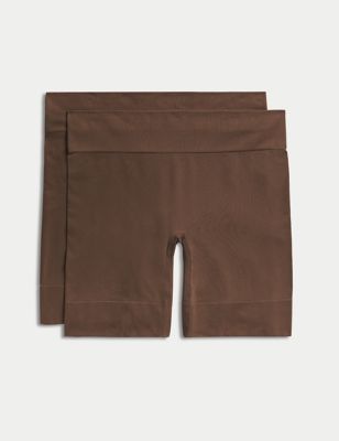 

Womens M&S Collection 2pk Anti-Chafe Shorts - Rich Quartz, Rich Quartz