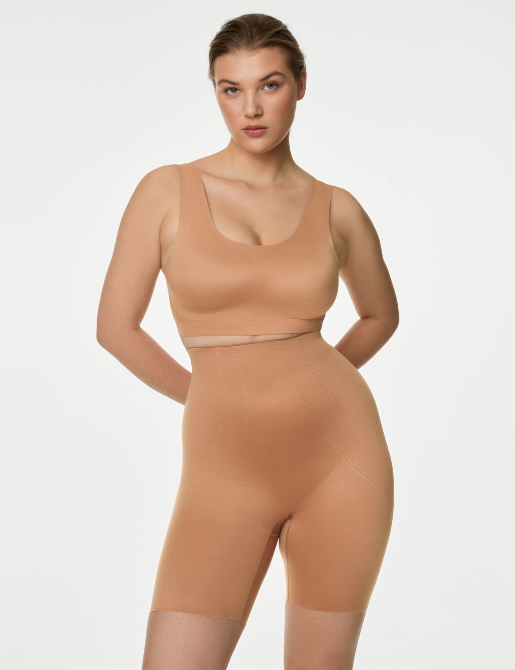 PRETTYSECRETS Nude Super Slimming Hip & Thigh Shaper Women Shapewear - Buy  Beige PRETTYSECRETS Nude Super Slimming Hip & Thigh Shaper Women Shapewear  Online at Best Prices in India