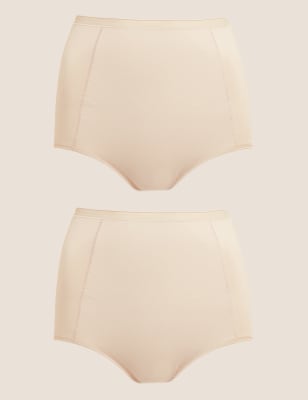 

Womens M&S Collection 2pk Firm Control Full Briefs - Opaline, Opaline