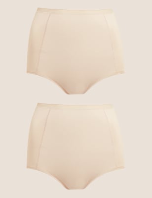 

Womens M&S Collection 2pk Firm Control Full Briefs - Opaline, Opaline