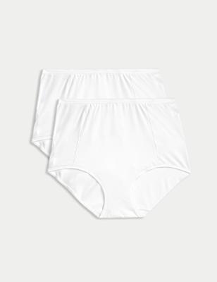 M&S WHITE FIRM CONTROL NO VPL PANT – Okriks