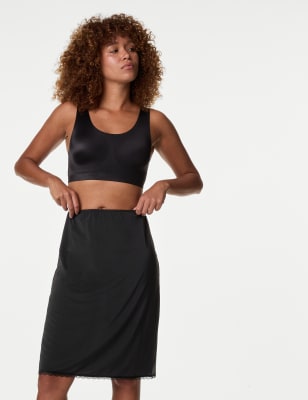 Bye Bra Invisible Skirt, Shaping Half Slip high Waist Underskirt