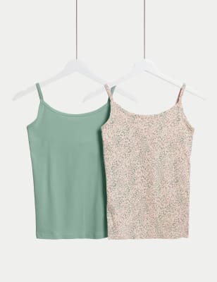 2pk First Cotton Rich Secret Support™ Vests