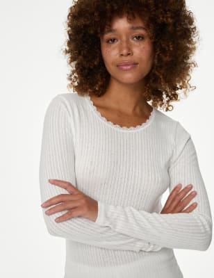 m&s thermal long sleeve top