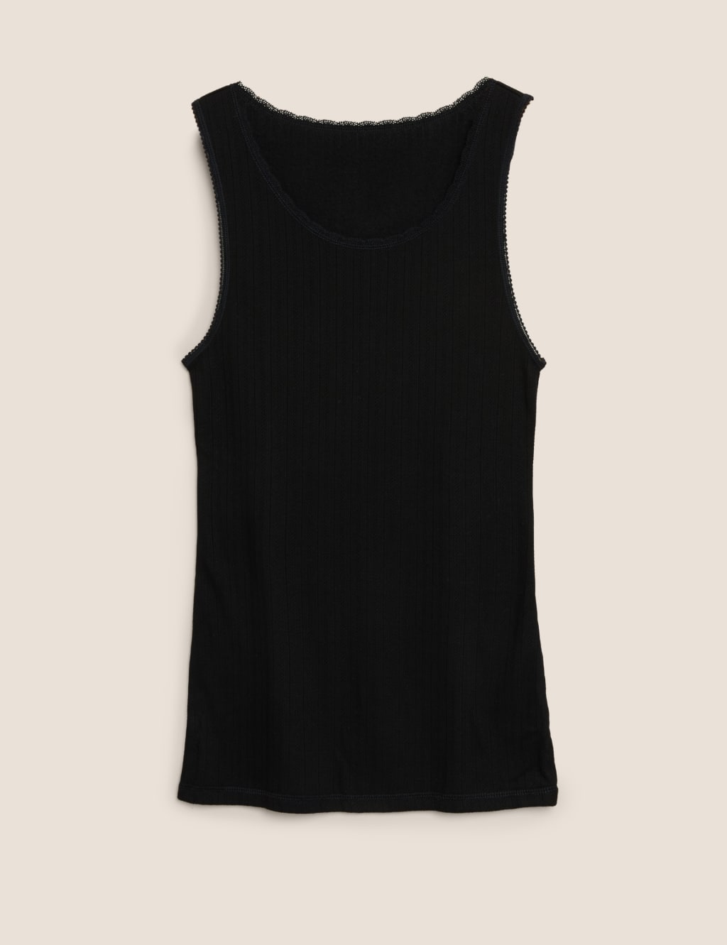2pk Thermal Pointelle Vests image 5