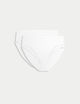 LADIES EX MARKS & Spencer Firm Control White Highrise Knickers Shapewear Ex  M&S £9.99 - PicClick UK