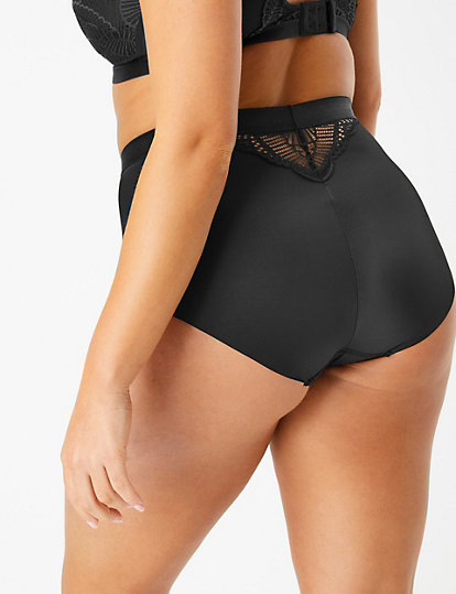 Medium Control Lace High Waisted Shaping Knickers