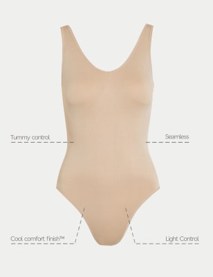 Cotton Rich Light Control Secret Support™ Bodysuit