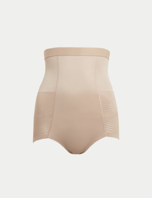 

Womens M&S Collection Stark formendes Taillenmieder mit transparenten Streifen - Rose Quartz, Rose Quartz