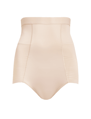 

Womens M&S Collection Firm Control Sheer Stripe Waist Cincher Knickers - Opaline, Opaline