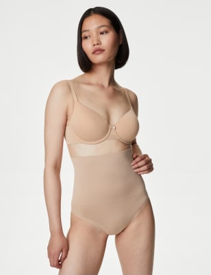 Marks And Spencer Womens M&S Collection Light Control Seamless Waist Cincher Thong - Rose Quartz