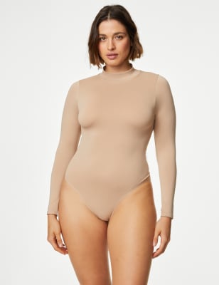 Marks & Spencer womens Cool Comfort Anti Rub Shaping Mid Length Short  PantyShapewear Bodysuit