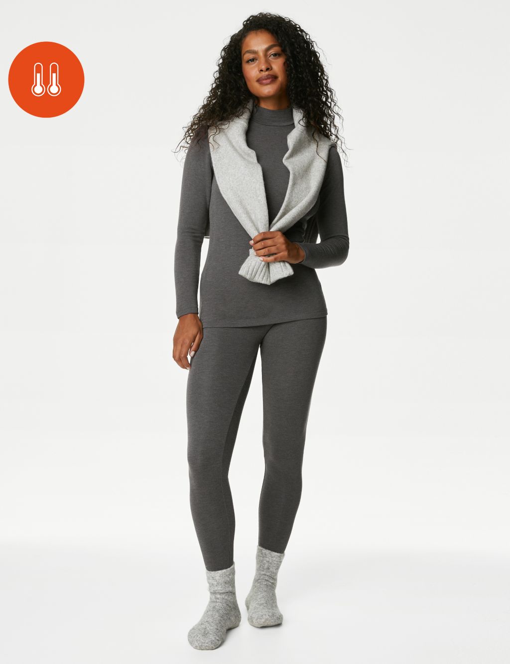 1 x RAW Customer Returns Merlvida thermal leggings for women